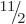 $\leavevmode \kern.03em\raise.7ex\hbox{\the\scriptfont0 11}\kern-.2em
/\kern-.21em\lower.56ex\hbox{\the\scriptfont0 2}\kern.05em$