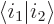 ${\left\langle i_1\right.\hspace{-\nulldelimiterspace}}{\left\vert i_2\right\rangle}$