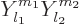 \begin{displaymath}
Y_{l_1}^{m_1}Y_{l_2}^{m_2}
\end{displaymath}