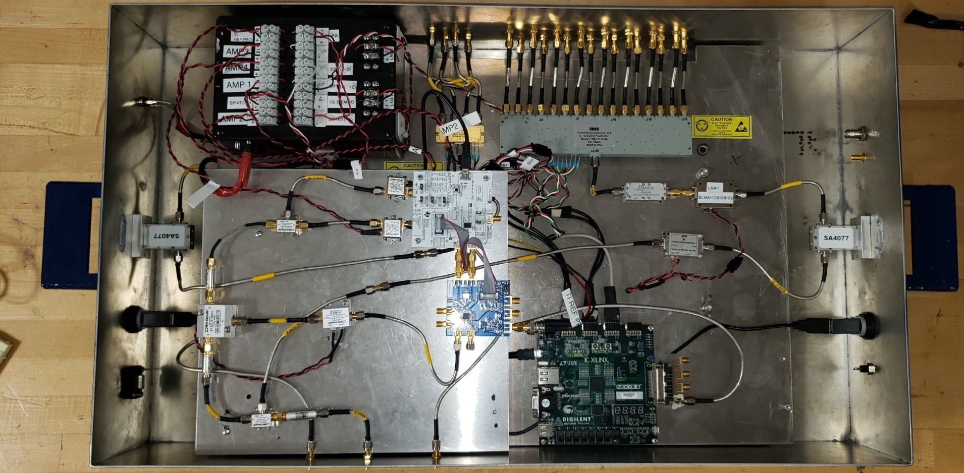 Final electronics box all put together.