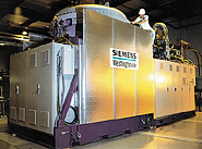 220-kW hybrid system with a Solid Oxid Fuel Cell (SOFC) generator and a down-stream micro hot-gas turbine 