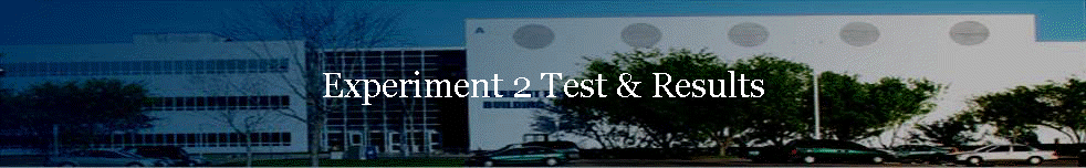 Experiment 2 Test & Results