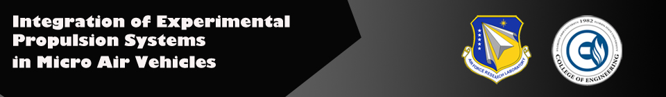 Integration of Experimental Propulsion Systems in Micro Air Vehicles