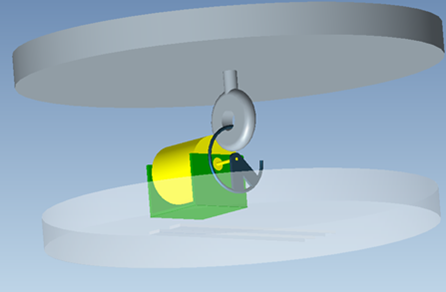 Separation Control Mechanism Isometric View