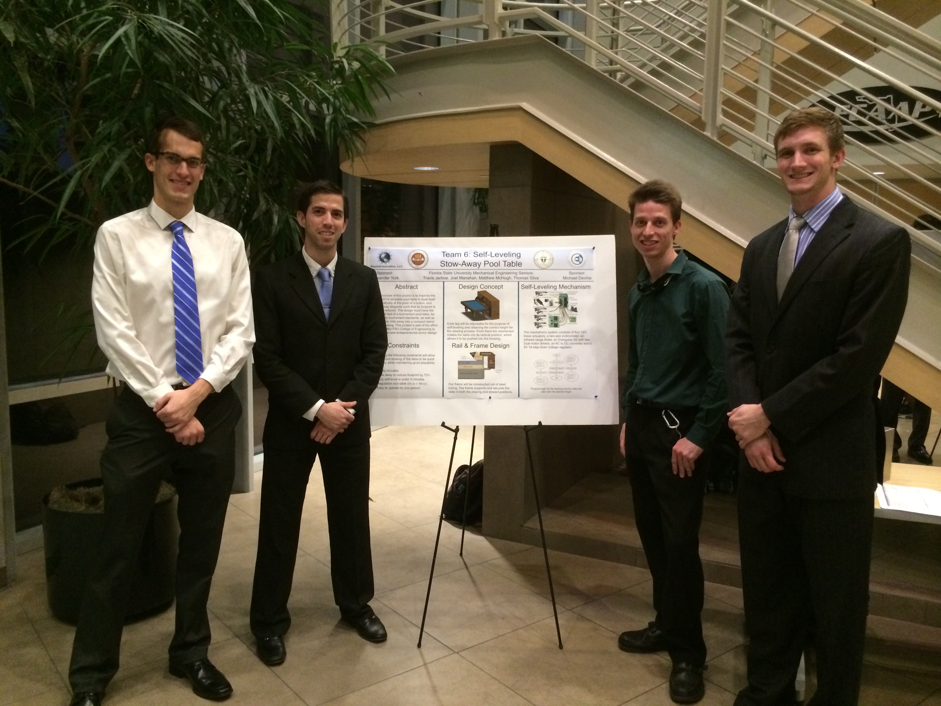 Poster presentation at the FSU-FAMU COE SAE building
