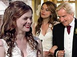 FROM ITV  STRICT EMBARGO - NO USE BEFORE MONDAY 20 OCTOBER 2014 - 2100 hrs  Coronation Street - 8502  Friday 31 October 2014 - 1st Ep  As Tracy Barlow [KATE FORD] and Amy Barlow [ELLE MULVANEY] pose for photos outside the wedding venue, Rob tries to read Carla. Will Carla stand by her brother and watch the wedding go ahead or is Rob and Tracy  s perfect day about to be blown apart?  Picture contact: david.crook@itv.com on 0161 952 6214  Photographer - Joseph Scanlon  This photograph is (C) ITV Plc and can only be reproduced for editorial purposes directly in connection with the programme or event mentioned above, or ITV plc. Once made available by ITV plc Picture Desk, this photograph can be reproduced once only up until the transmission [TX] date and no reproduction fee will be charged. Any subsequent usage may incur a fee. This photograph must not be manipulated [excluding basic cropping] in a manner which alters the visual appearance of the person photographed deemed detrimental or