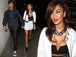 Singer Nicole Scherzinger and her F1 driver boyfriend Lewis Hamilton enjoy an evening out together at the Zuma restaurant in Knightsbridge, before heading back to their hotel in London, UK. 20/10/2014
BYLINE MUST READ : JAMESY/GOTCHA IMAGES
Copyright by    Gotcha Images Ltd. All rights reserved.
Usage of this image is conditional upon the acceptance 
of Gotcha Images Ltd, terms and conditions available at
www.gotchaimages.com