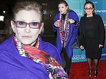 Mandatory Credit: Photo by Sipa USA/REX (3668001g)
 Carrie Fisher
 Backstage at the Geffen, Los Angeles, America - 22 Mar 2014