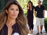 COLEMAN-RAYNER EXCLUSIVE. 20 OCT 2014 - England football legend Gary Lineker and his glamorous wife Danielle Bux take a romantic stroll through Beverly Hills. The couple looked loved-up as they enjoyed the late afternoon walk while on holiday on Los Angeles. Gary is taking a short break from hosting Match of the Day in England while Danielle works on her acting career in LA.
CREDIT LINE MUST READ: AnthonyTaafe/Coleman-Rayner
Tel US (001) 310-4744343- office 
Tel US (001) 323 5457584 - cell
www.coleman-rayner.com