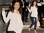 Eva Longoria leaving Tavern event that was also attended by Cameron Diaz October 20 2014  X17online.com
