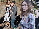 Sarah Jessica Parker filming "All Roads lead to Rome" with Raul Bova and Rosie Day, in south Tuscany, directed by Ella Lemhagen. Pics taken Oct 20th.

Pictured: Sarah Jessica Parker, Raul Bova
Ref: SPL871010  211014  
Picture by: Splash News

Splash News and Pictures
Los Angeles: 310-821-2666
New York: 212-619-2666
London: 870-934-2666
photodesk@splashnews.com