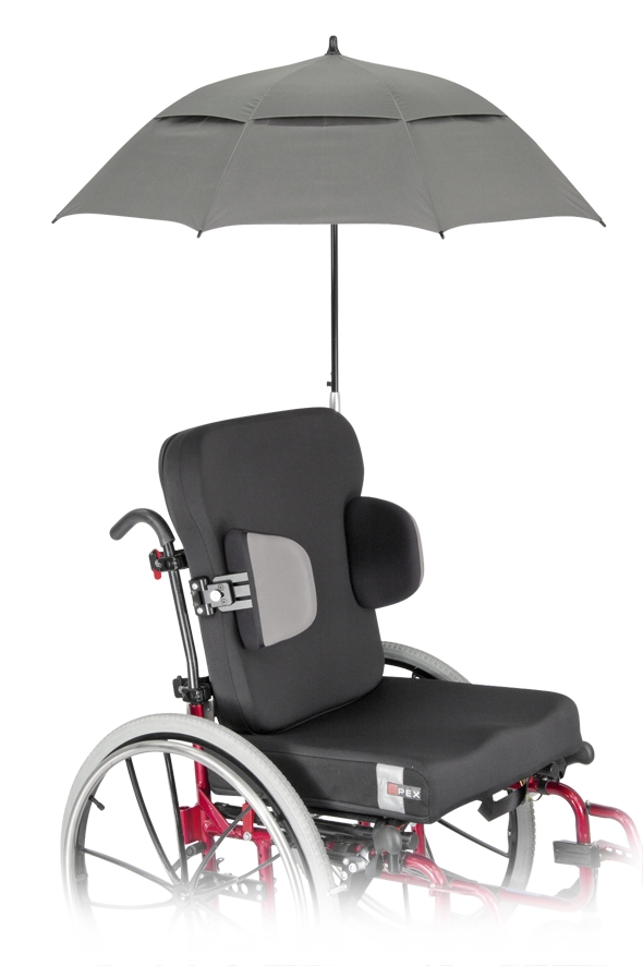 Wheelchair umbrella
