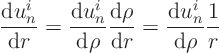 \begin{displaymath}
\frac{{\rm d}u^i_n}{{\rm d}r} =
\frac{{\rm d}u^i_n}{{\rm...
...}\rho}{{\rm d}r} =
\frac{{\rm d}u^i_n}{{\rm d}\rho} \frac1r
\end{displaymath}