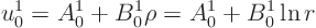 \begin{displaymath}
u^1_0 = A^1_0 + B^1_0 \rho = A^1_0 + B^1_0 \ln r
\end{displaymath}