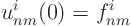 \begin{displaymath}
u^i_{nm}(0) = f^i_{nm}
\end{displaymath}