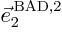 $\vec e_2^{ \rm BAD,2}$