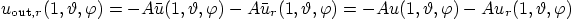\begin{displaymath}
u_{{\rm out},r}(1,\vartheta,\varphi) =
- A \bar u(1,\varth...
...i) =
- A u(1,\vartheta,\varphi) - A u_r(1,\vartheta,\varphi)
\end{displaymath}