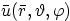 $\bar
u(\bar{r},\vartheta,\varphi)$