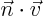 $\vec
n\cdot\vec v$