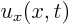 $u_x(x,t)$