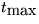 $t_{\mbox{max}}$