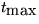 $t_{\mbox{max}}$