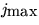 $j_{\mbox{max}}$
