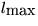 $l_{\mbox{max}}$