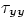 $\tau_{yy}$