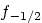 $f_{-1/2}$