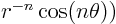 $r^{-n}\cos(n\theta))$