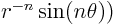 $r^{-n}\sin(n\theta))$