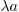 $\lambda a$
